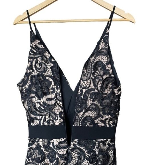 Dress the Population Ava Lace Special Event Cocktail Dress Women Size Medium - Picture 7 of 8